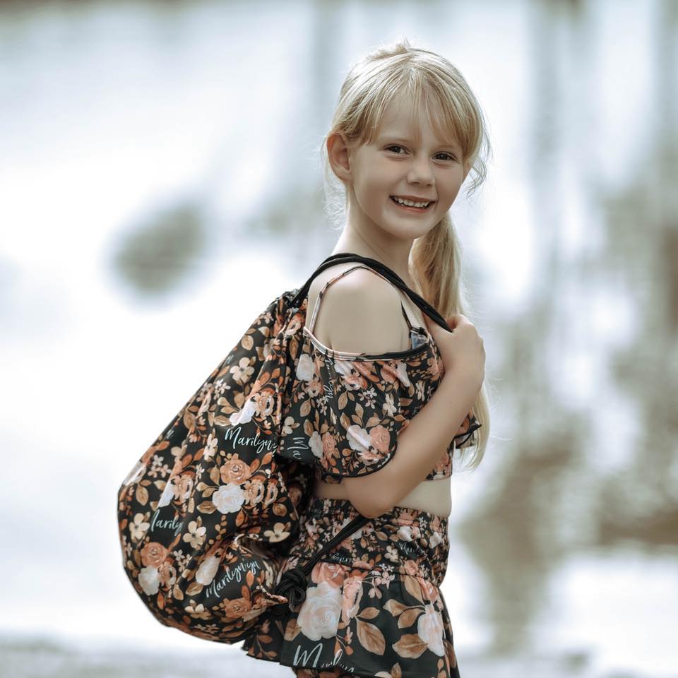 personalised swim bag