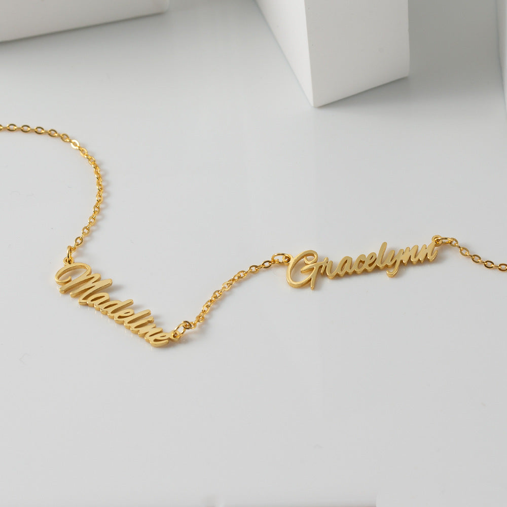 double name necklace