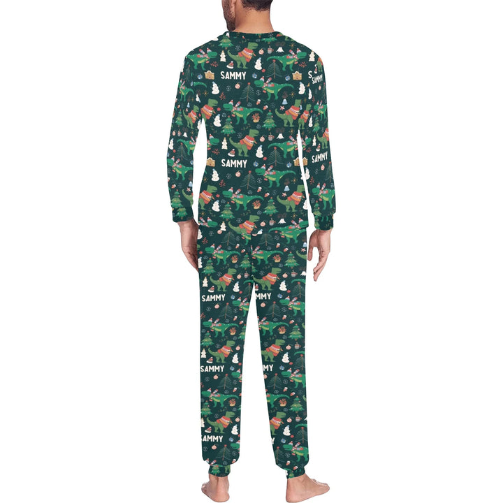 Personalised Christmas Men's Pyjamas - Long Sleeve - The Custom Co