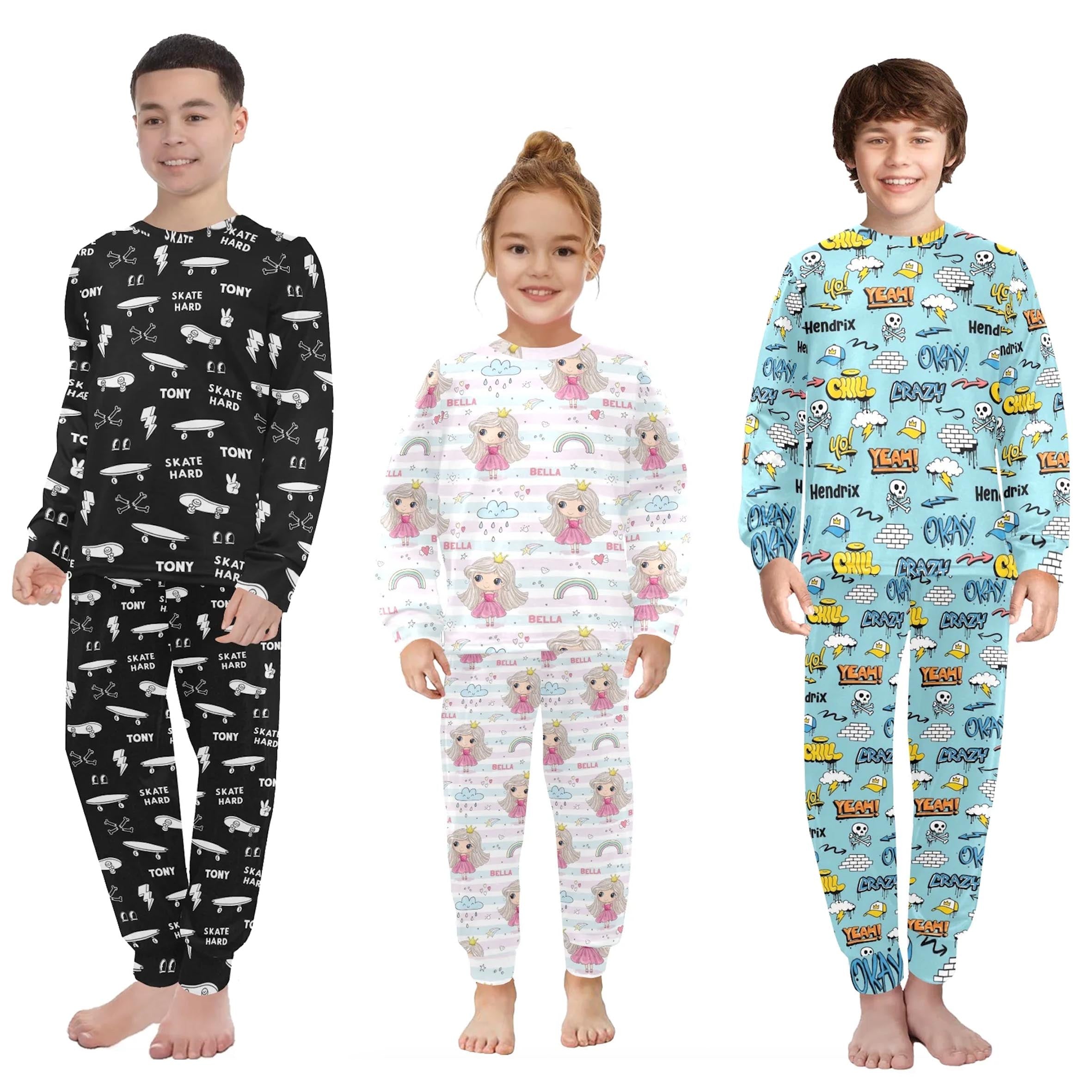 Personalised teenage pyjamas sale