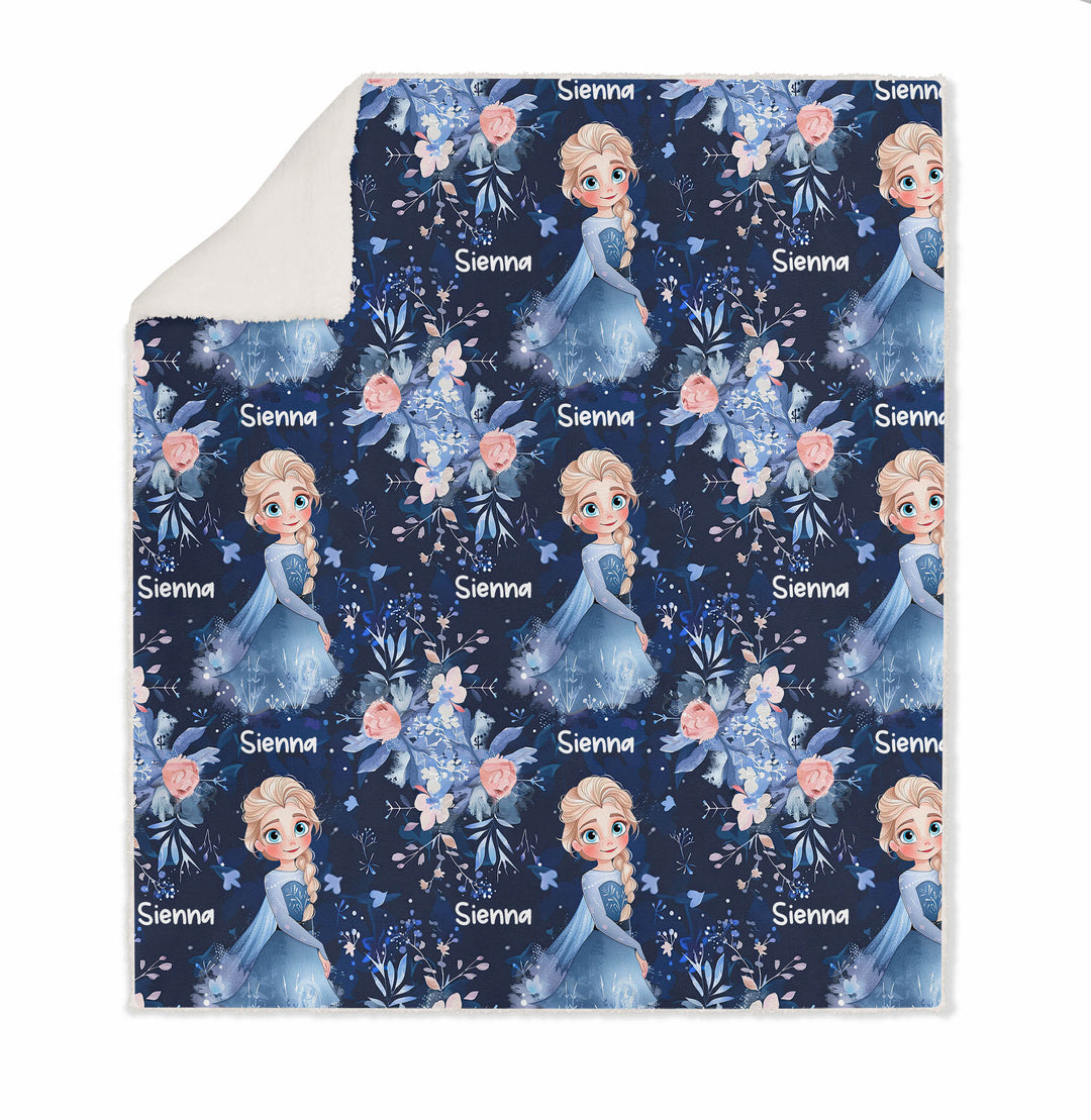 PRINCESS KIDS SHERPA BLANKET