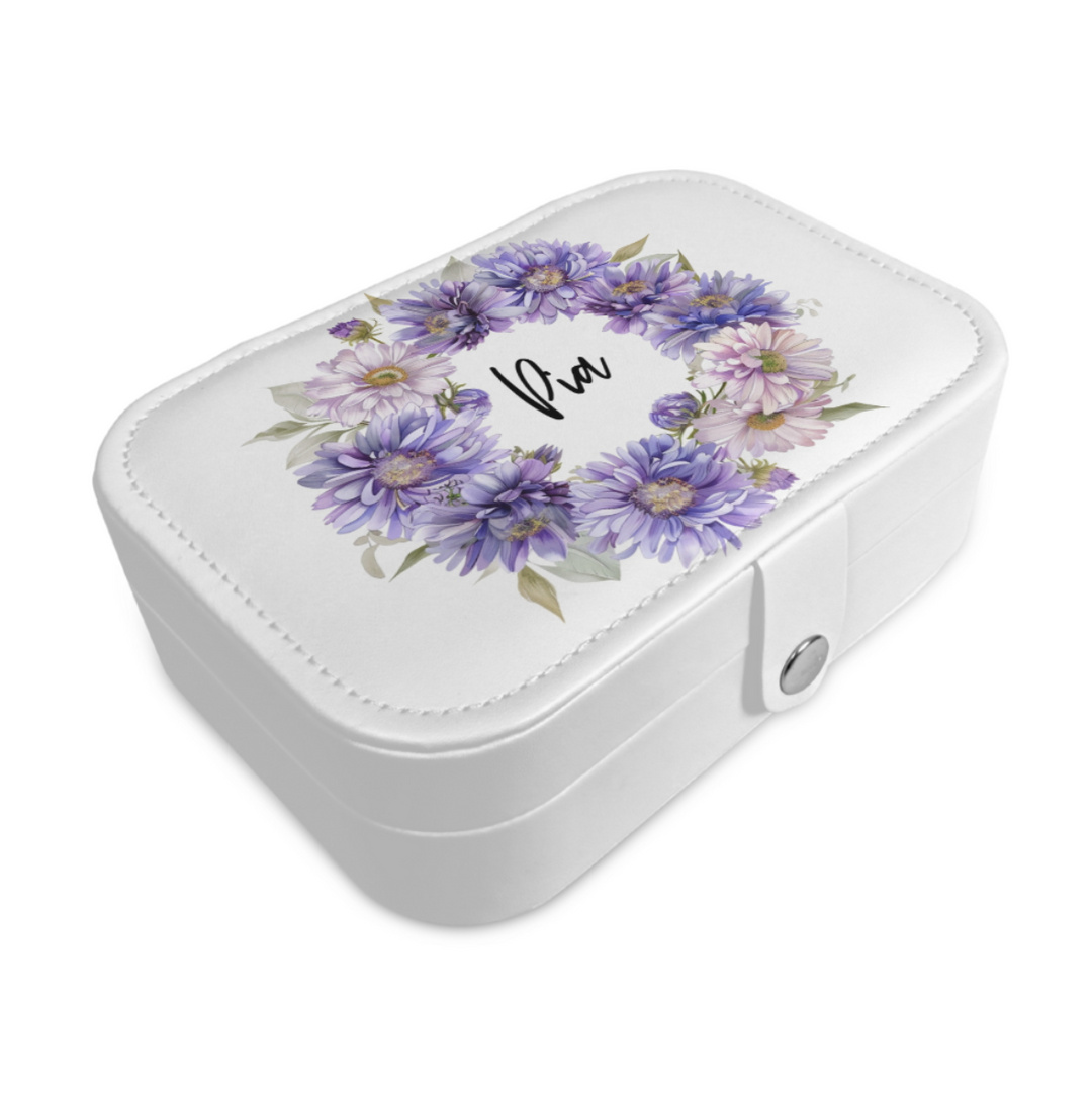 Personalised Jewellery Box - Birth Flower