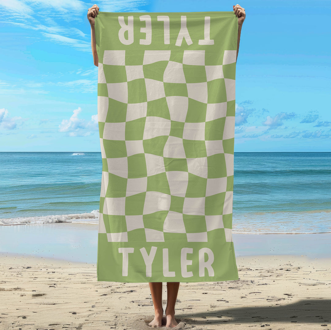 personalised quick dry towel