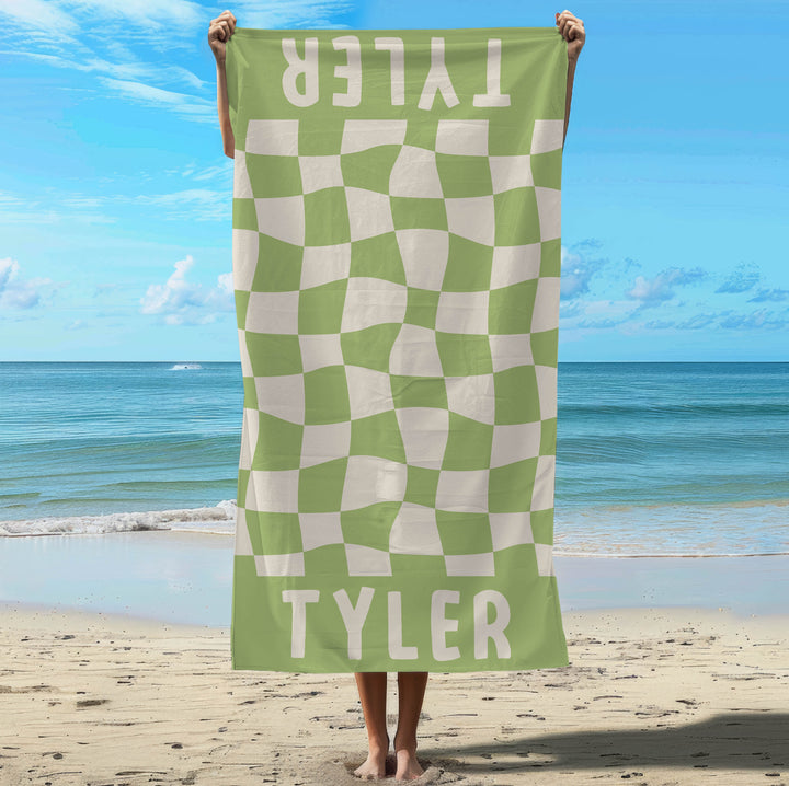 personalised quick dry towel