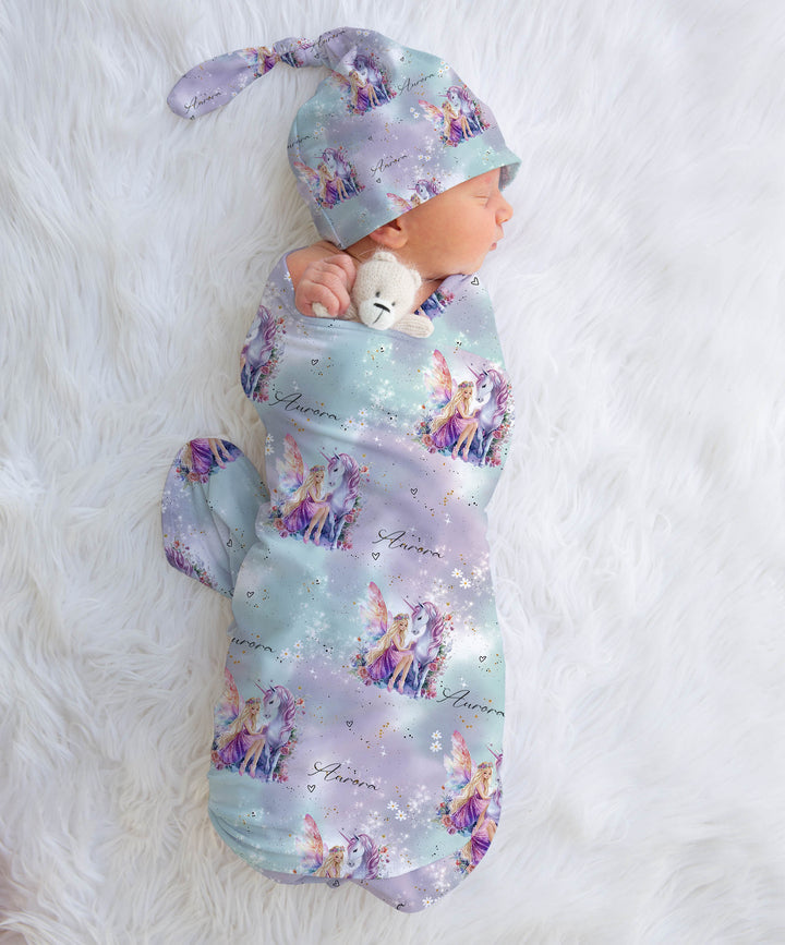 FAIRIES & UNICORNS SWADDLE