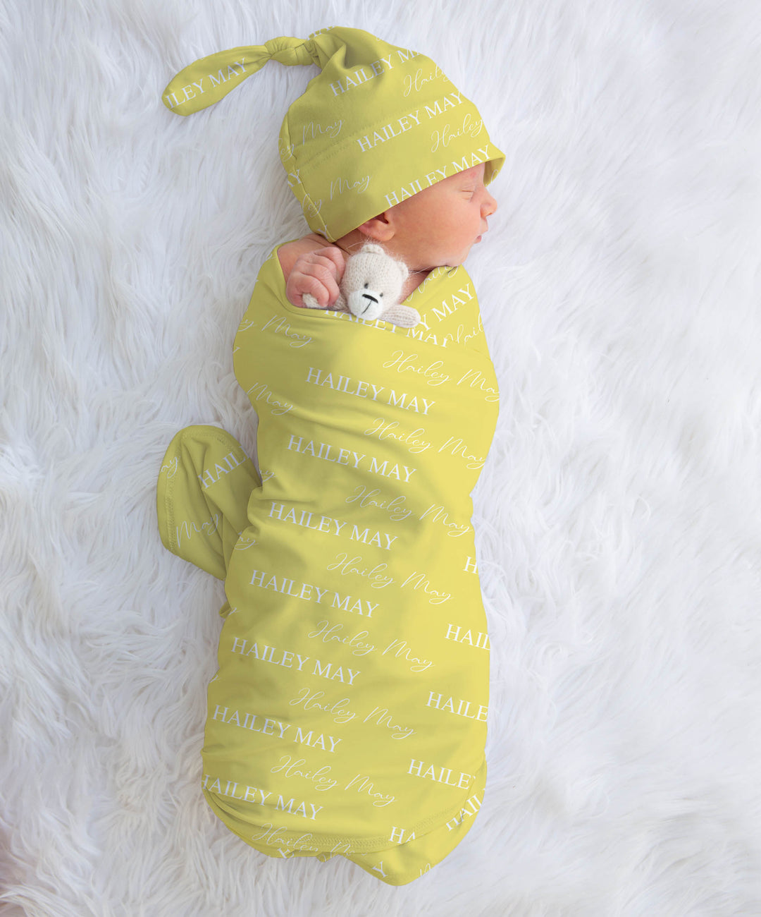 BABY SWADDLE BLANKET  BUTTERCUP