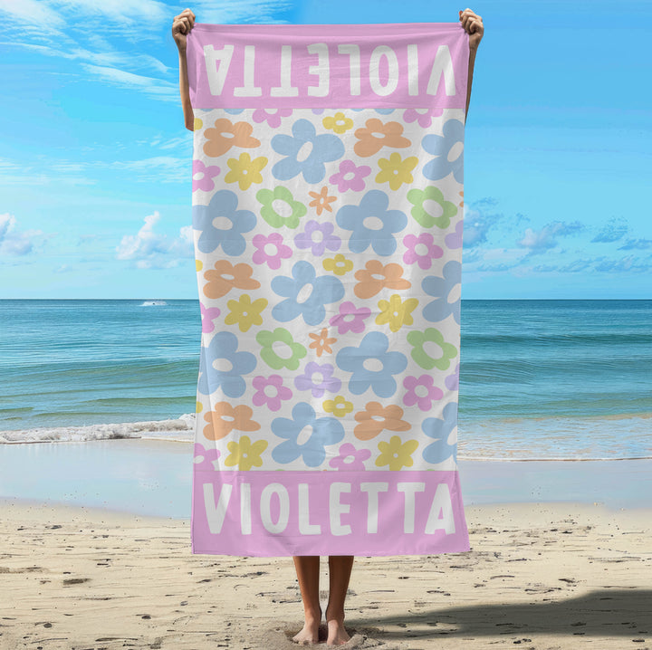 quick dry towel floral