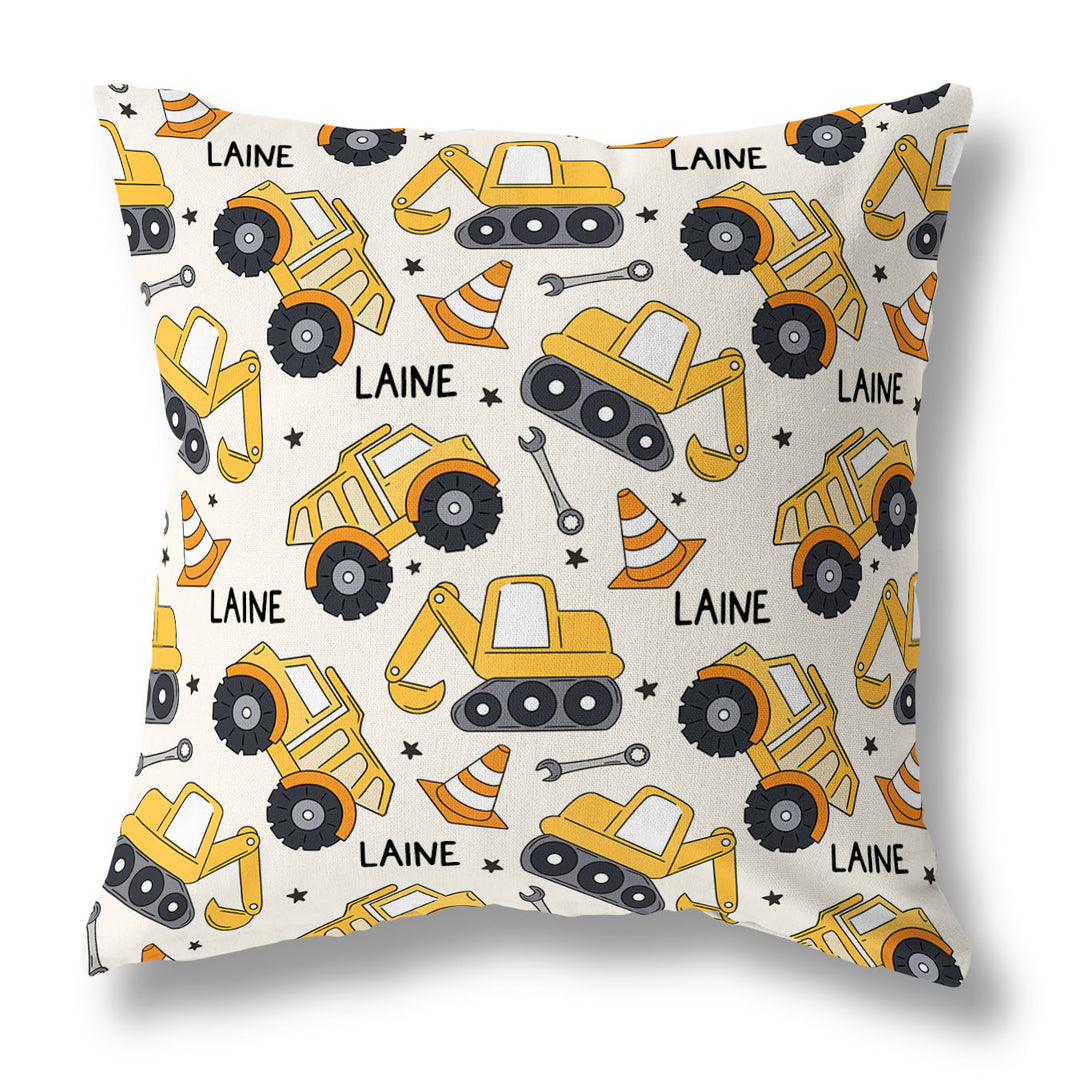 construction kids cushions