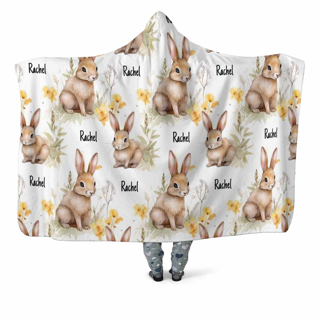 PERSONALISED EASTER HOODED BLANKET 