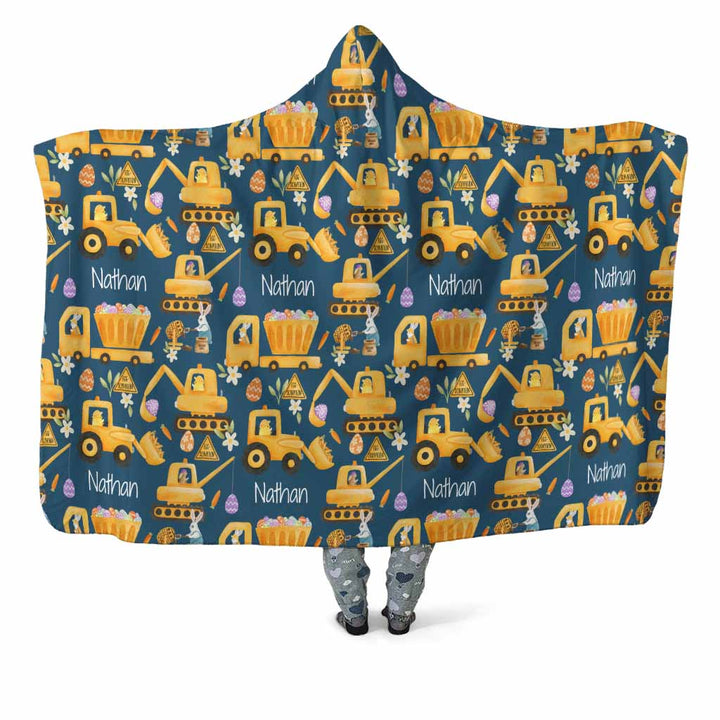 BOYS EASTER HOODED BLANKET 