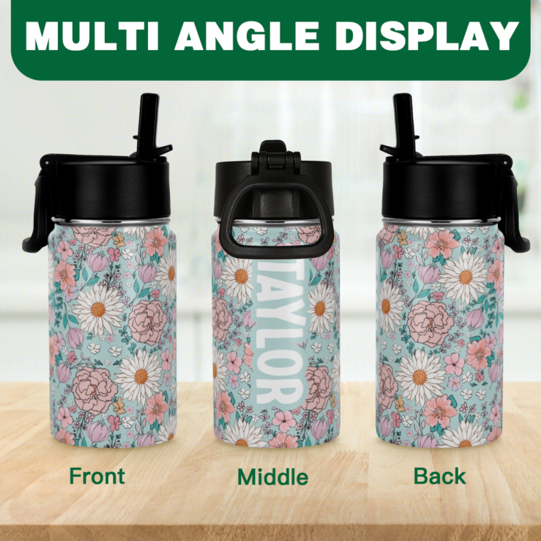 Kids Insulated Water Bottle - 12oz/354ml