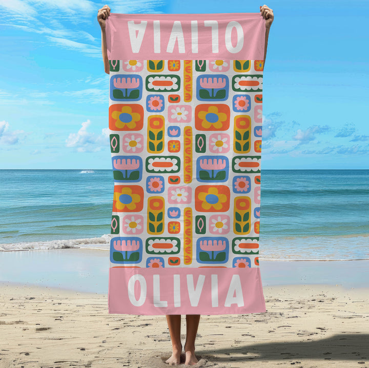 custom quick dry towel for the beach