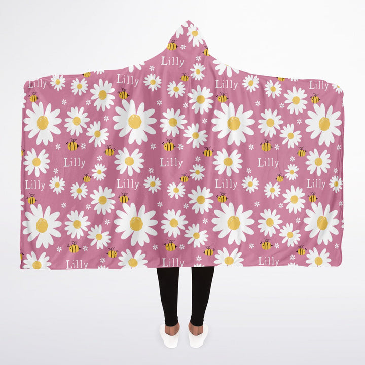 HOODED BLANKET FLORAL