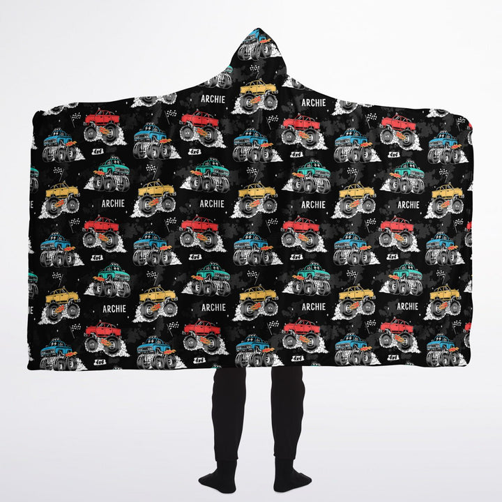 HOODED BLANKET MONSTER TRUCKS