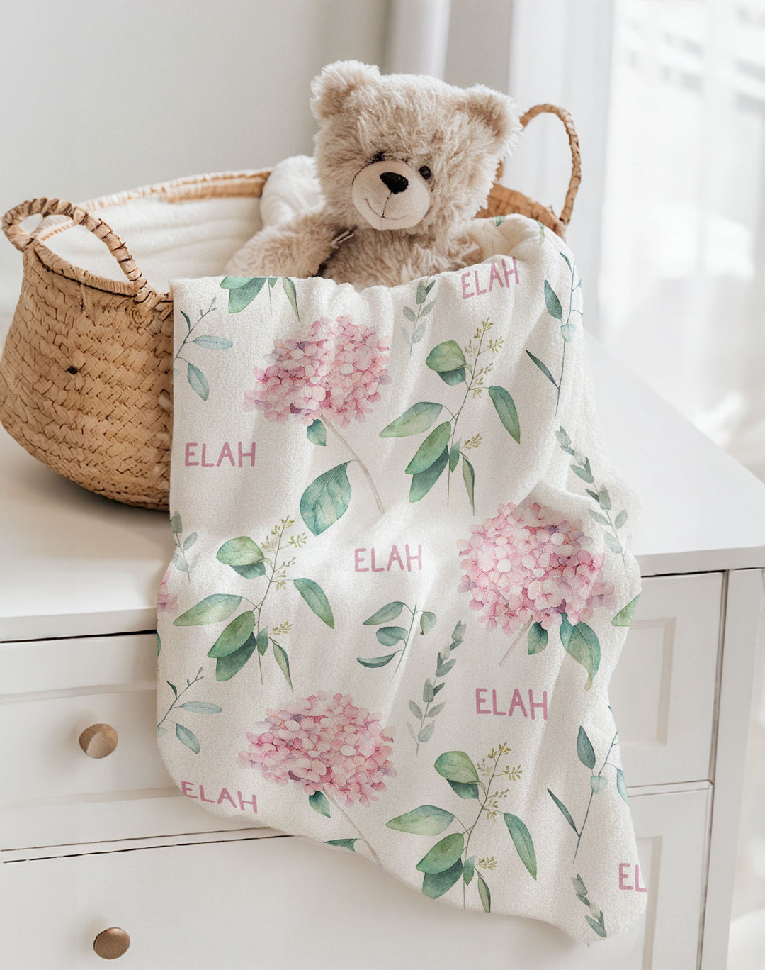 baby blanket floral