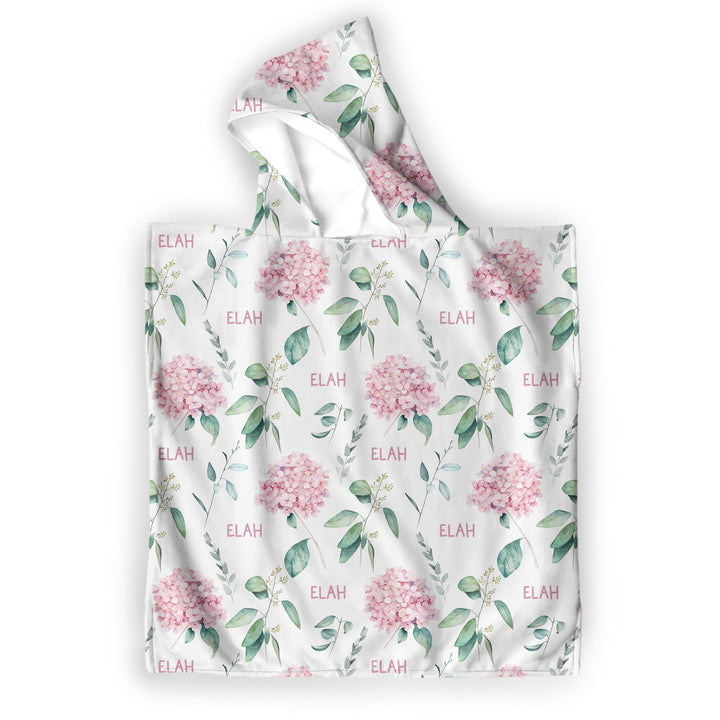 floral kids hooded towel