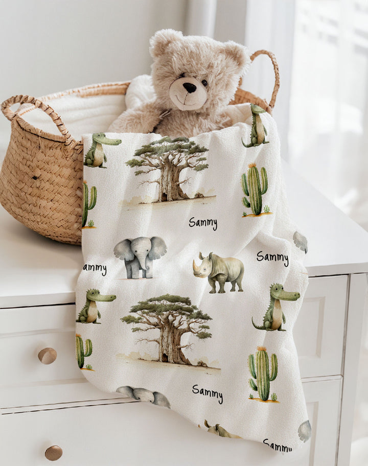 baby blanket jungle