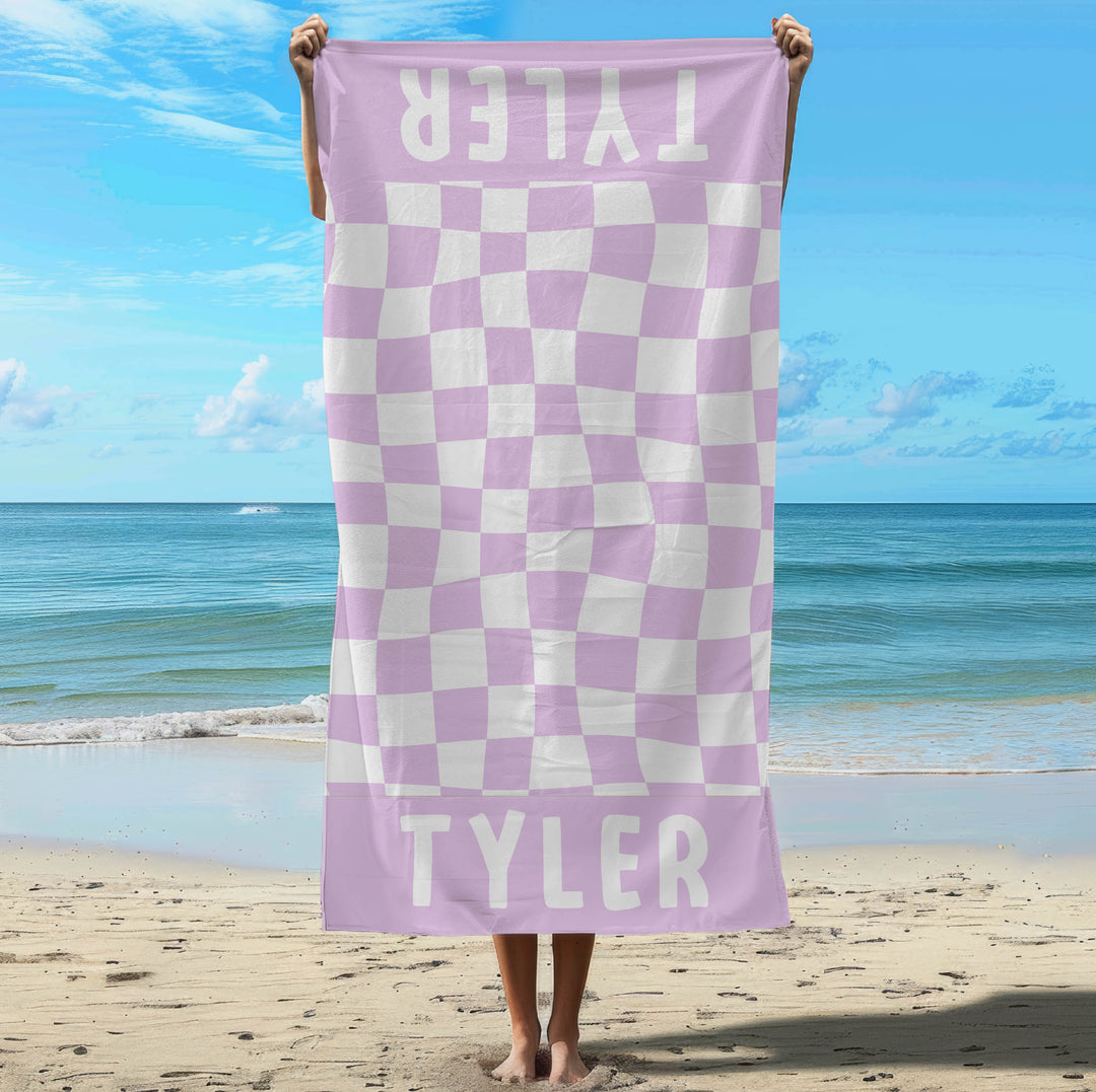 personalised quick dry towel