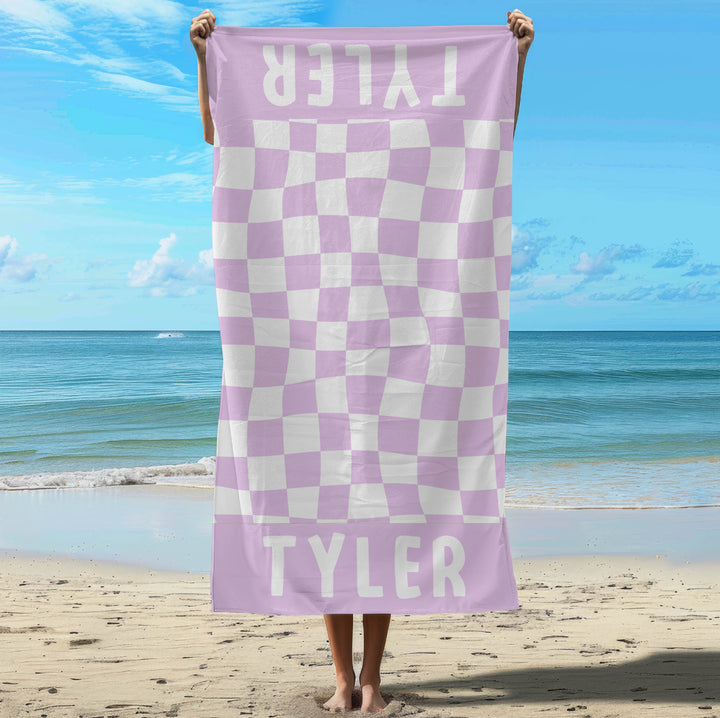 personalised quick dry towel