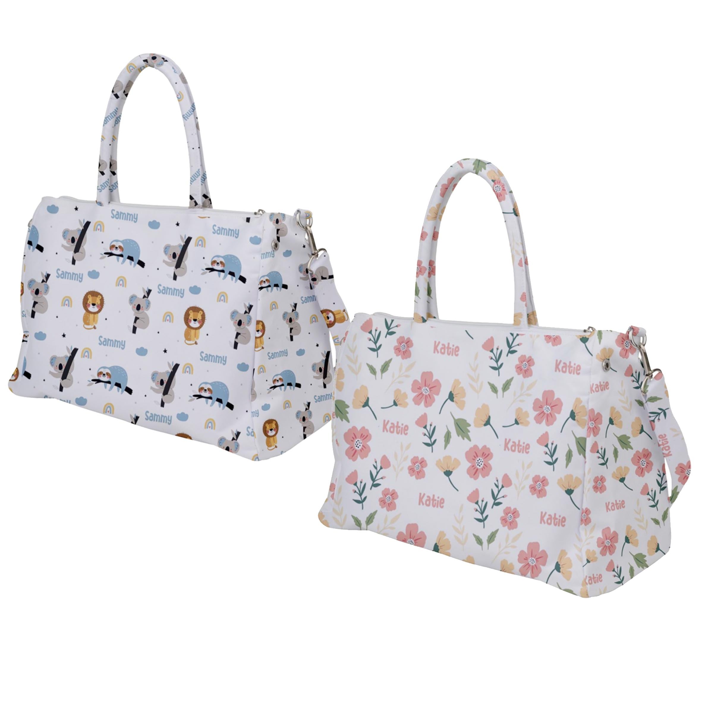 Personalised nappy bag sale