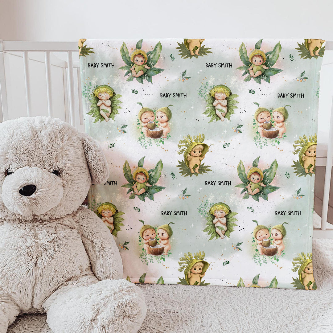 gumnut baby personalised baby blankets