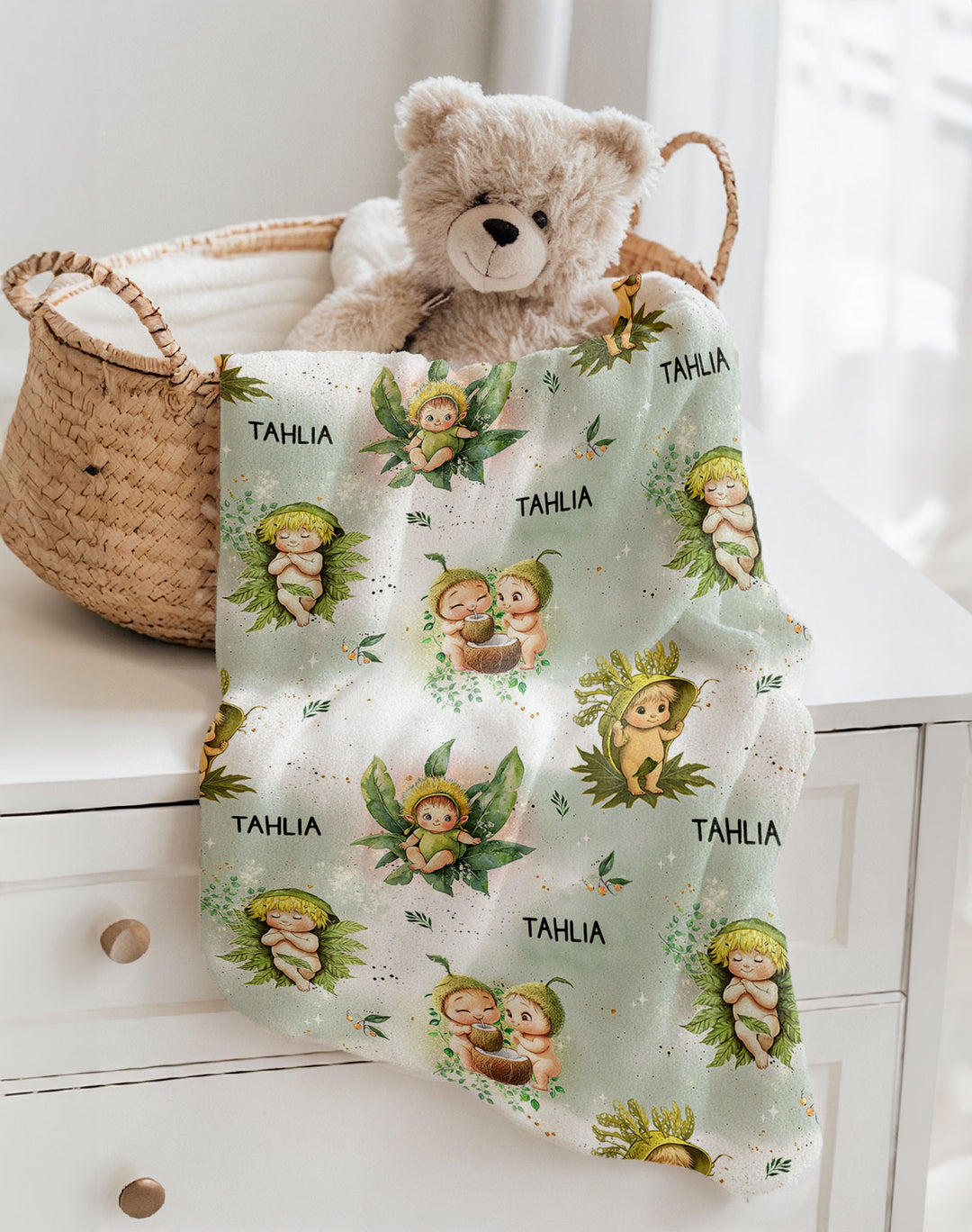 personalised baby blankets gumnut babies