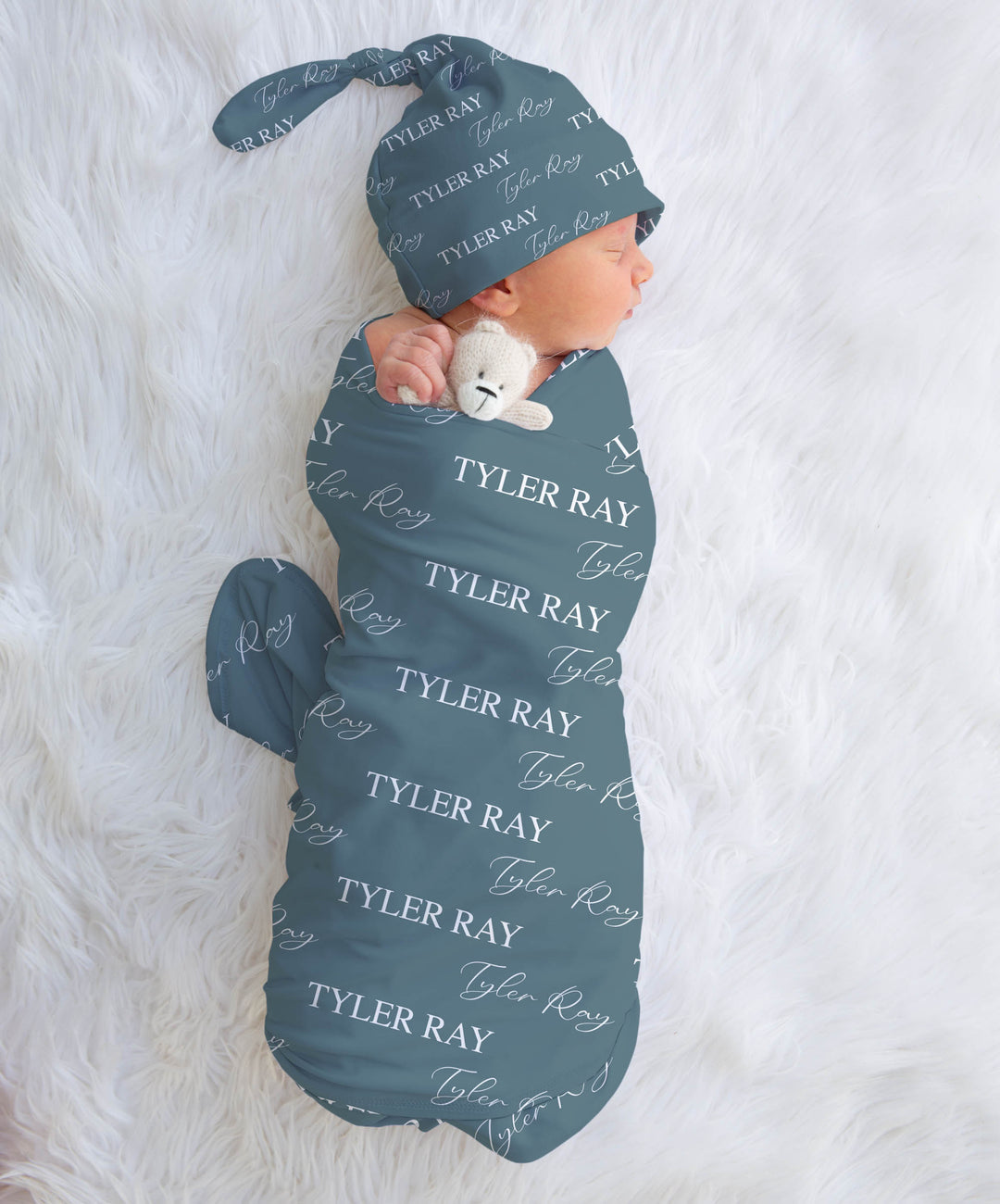 BABY SWADDLE BLANKET  OCEAN