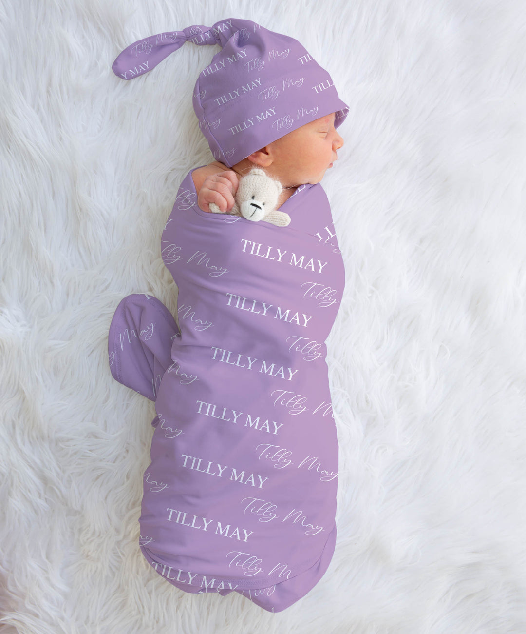 BABY SWADDLE BLANKET  ORCHID