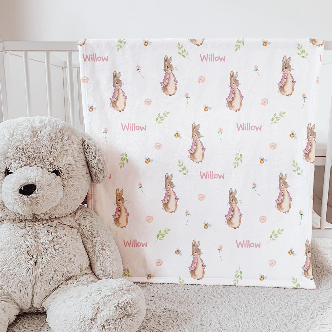 personalised baby blankets flopsy