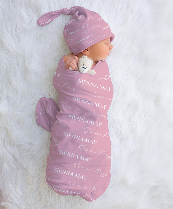 BABY SWADDLE BLANKET PRINCESS PINK