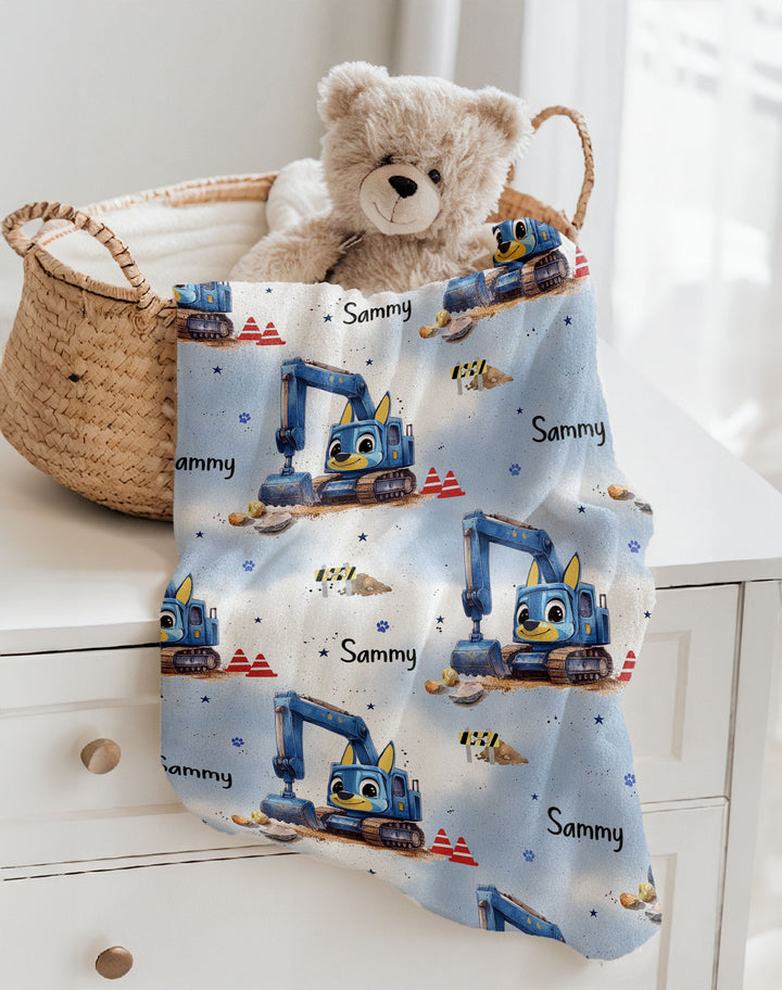 boys personalised baby blankets