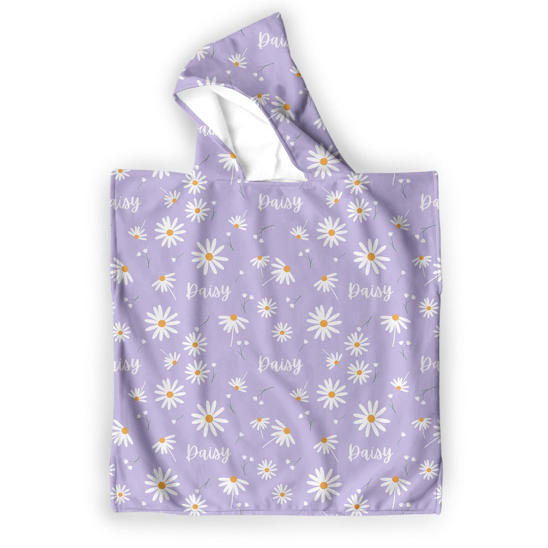 daisy kids hooded towel