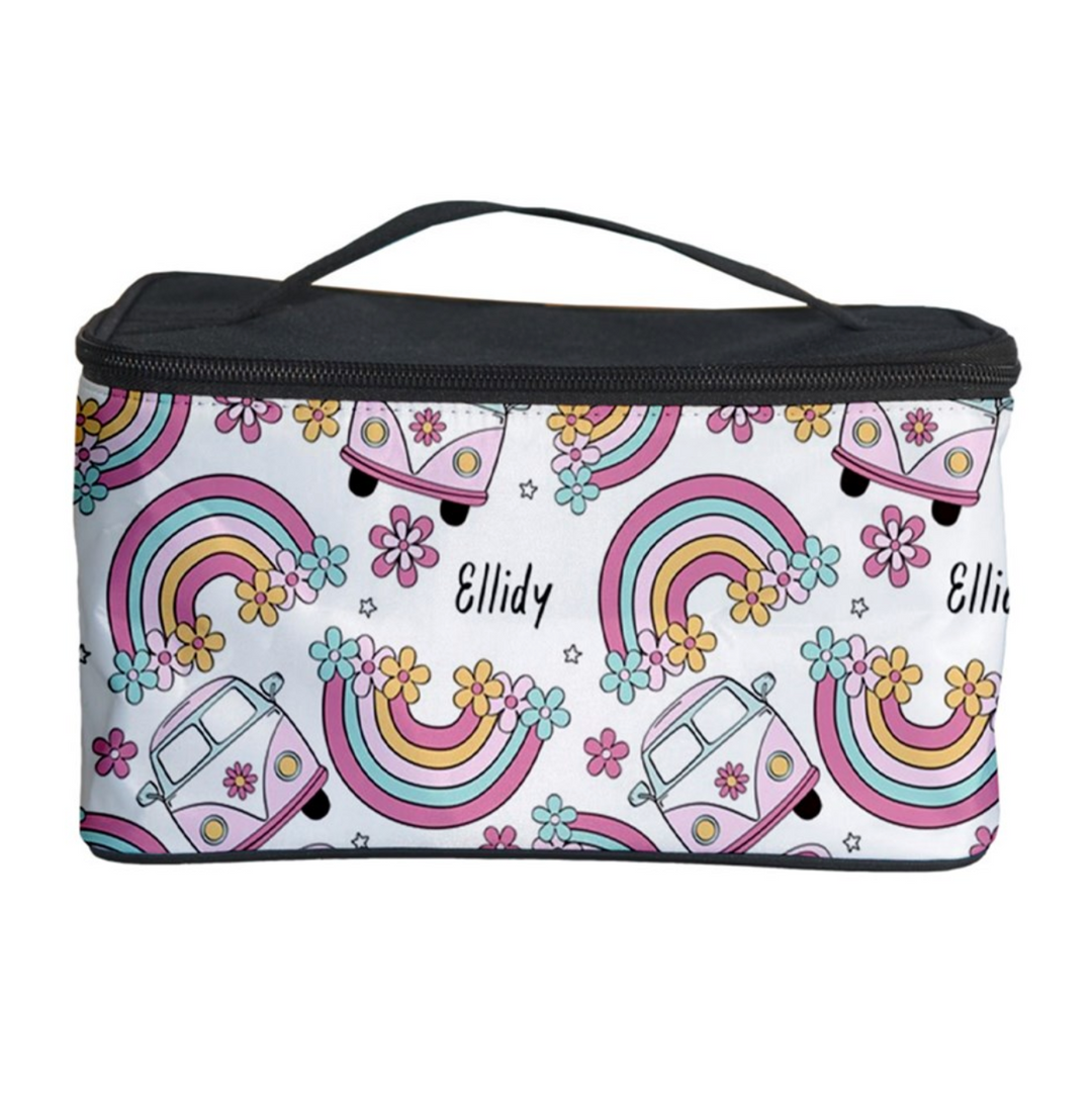 girls personalised cosmetic bag