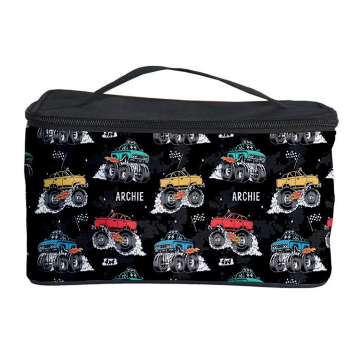 monster jam personalised cosmetic bag