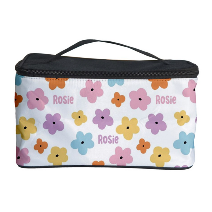 girls personalised cosmetic bag