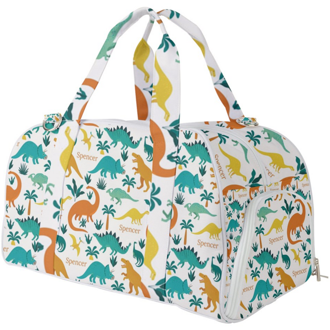 dinosaur children's duffle bags 