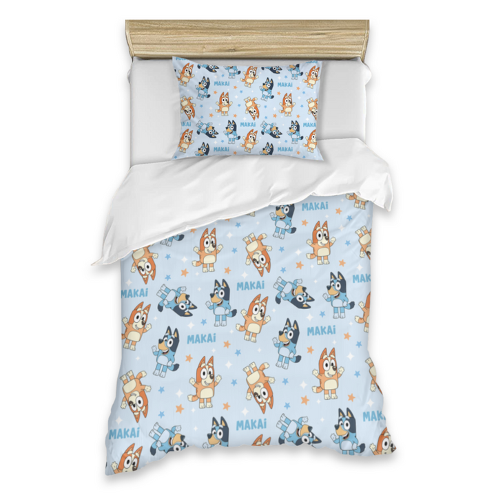 bluey kids quilt covers
