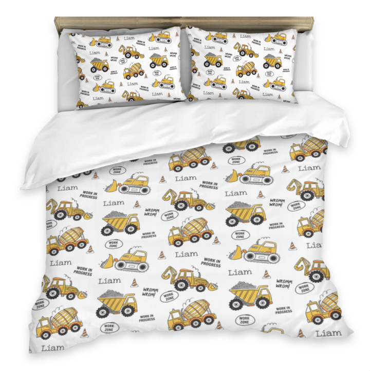 construction quilt cover double