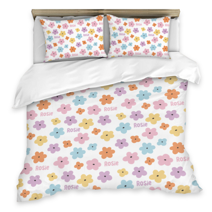 floral double quilt cvoer