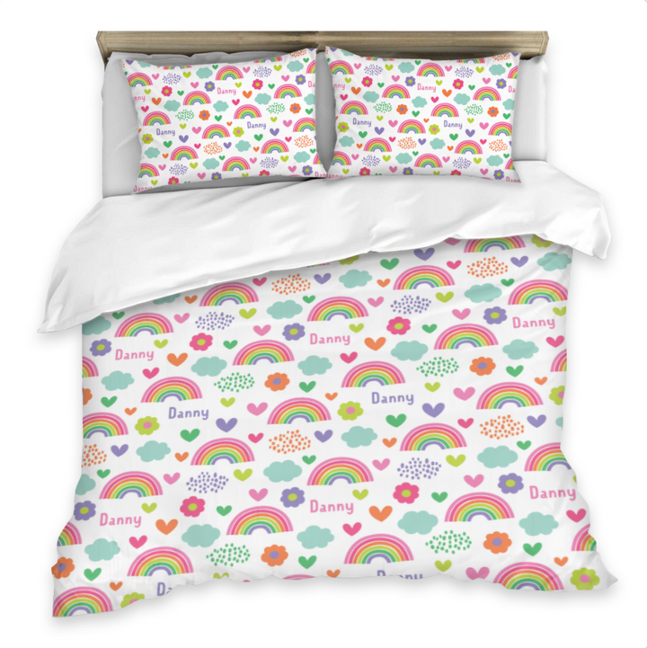 Personalised Quilt Cover & Pillowcase Set