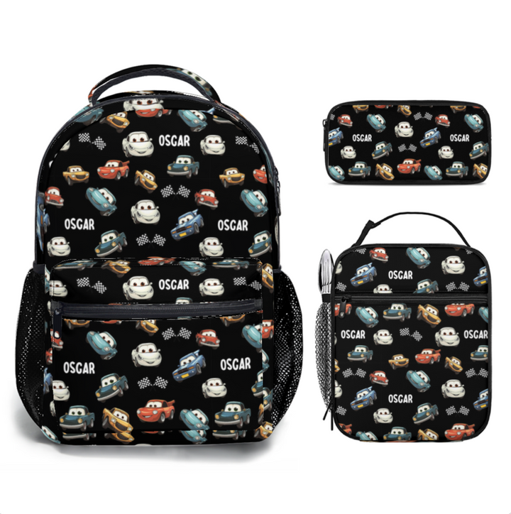 CARS KIDS BACKPACK COMBO