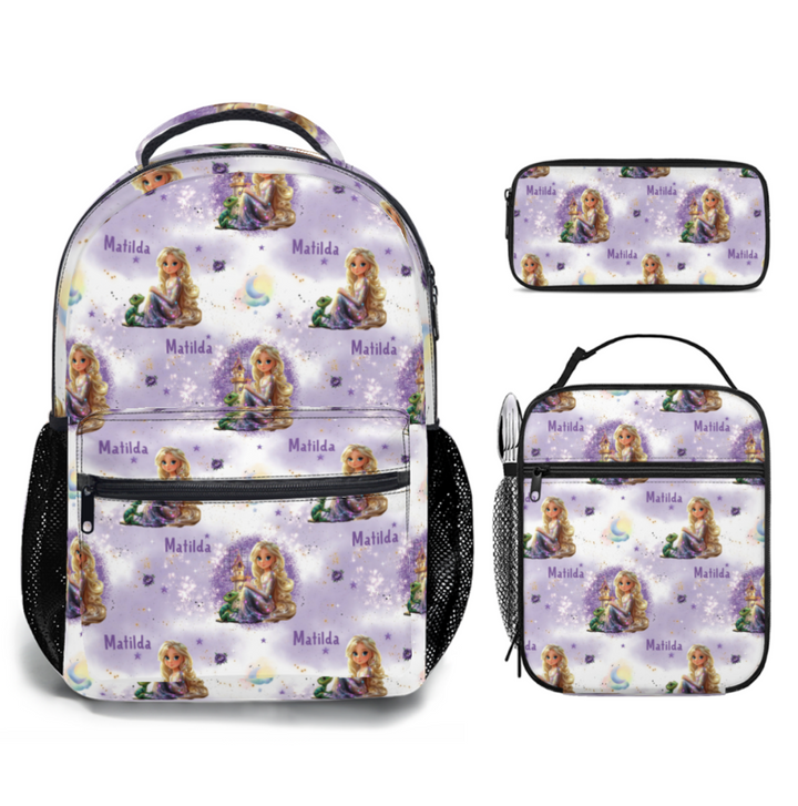 Personalised Backpack, Lunch Bag + Pencil Case Value Combo