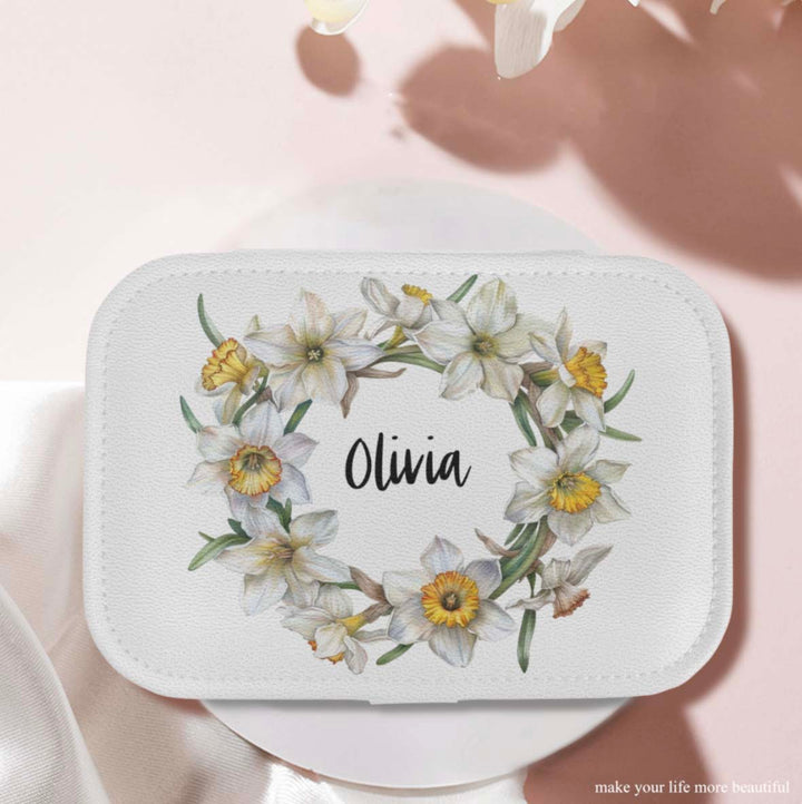 Personalised Jewellery Box - Birth Flower