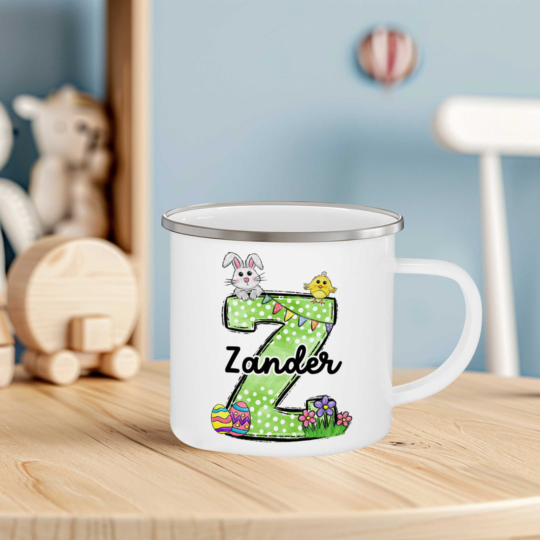 easter parade enamel mug for kids